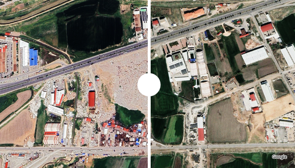 6 Şubat depremlerinin 1. yılında hayalet kentler: Uydu görüntüleriyle enkaz döküm alanlarına ne oldu? 2