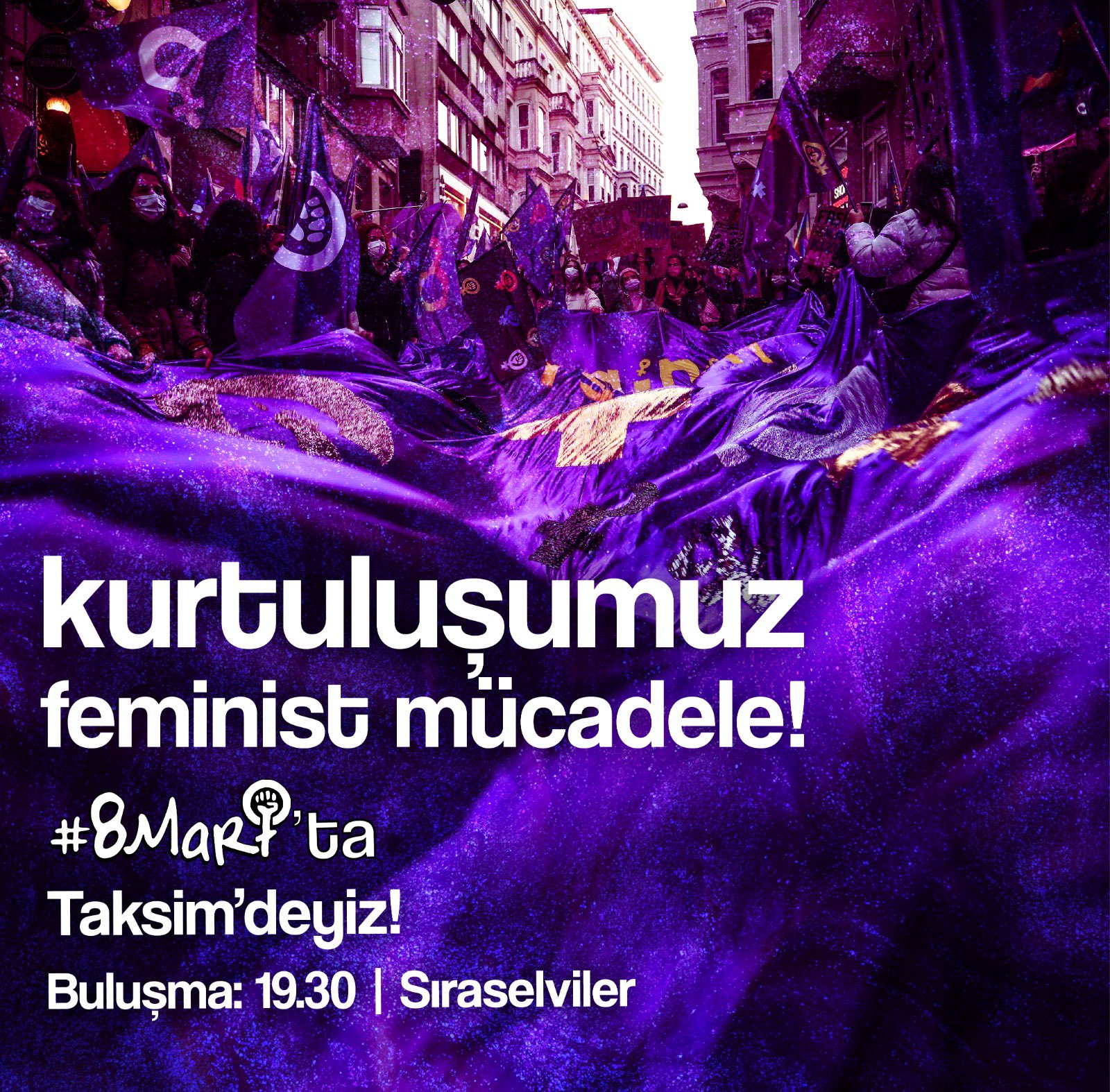 8 Mart 2024 Feminist Gece Yürüyüşleri 2