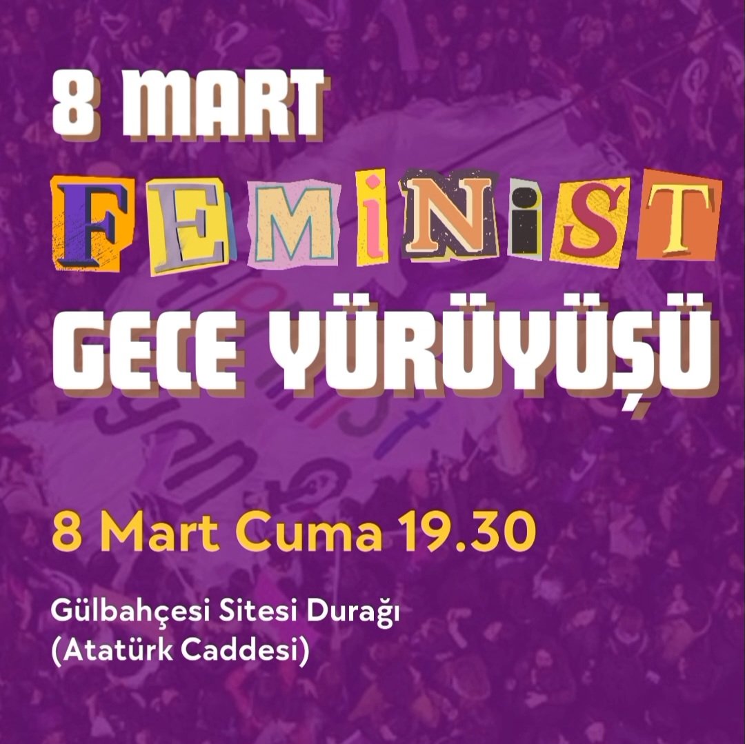 8 Mart 2024 Feminist Gece Yürüyüşleri 1