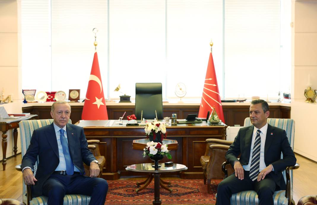 Erdoğan 18 yıl sonra CHP Genel Merkezi'nde: İşte ilk fotoğraflar 7