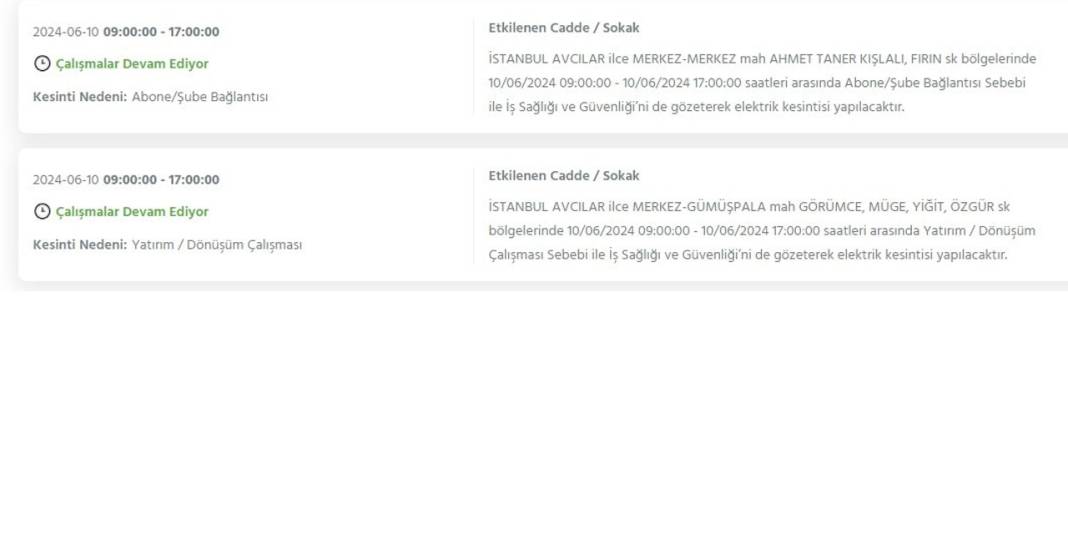 BEDAŞ: İstanbul'da 23 ilçede elektrikler kesilecek 1