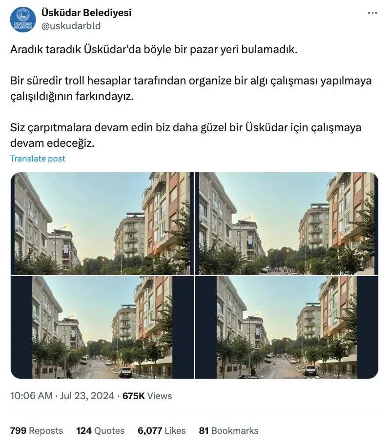 Çöplerle dolu sokak Üsküdar'da mı? Belediyeden açıklama yapıldı 4