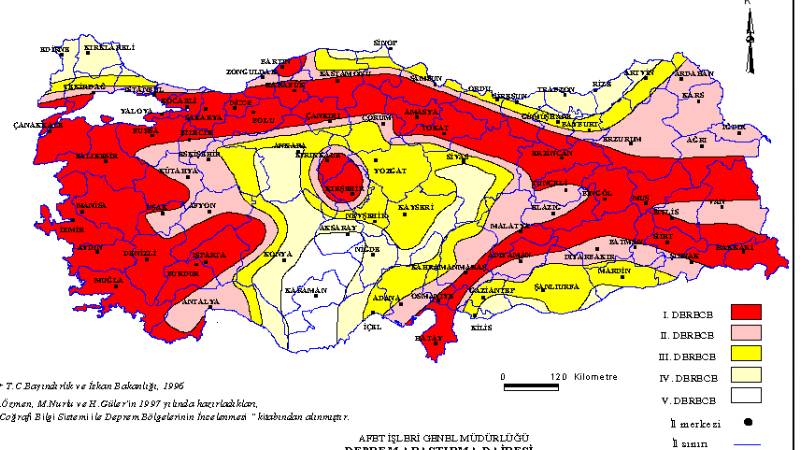 Türkiye'nin diri fay haritası güncellendi: En riskli bölgeler belli oldu 8