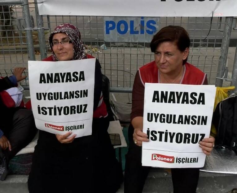 Polonez işçilerinin direnişini hala sürüyor: ''Direniyoruz ama polis müdahalesi çok ağır oluyor'' 5