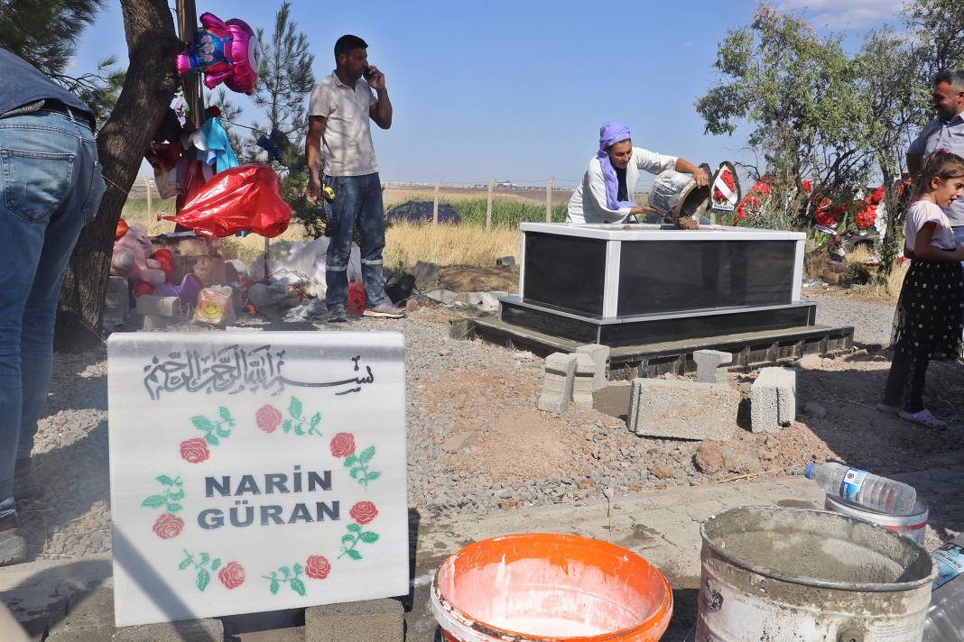 Narin'in mezarı yapıldı: Başucuna Türk bayrağı dikilecek 9