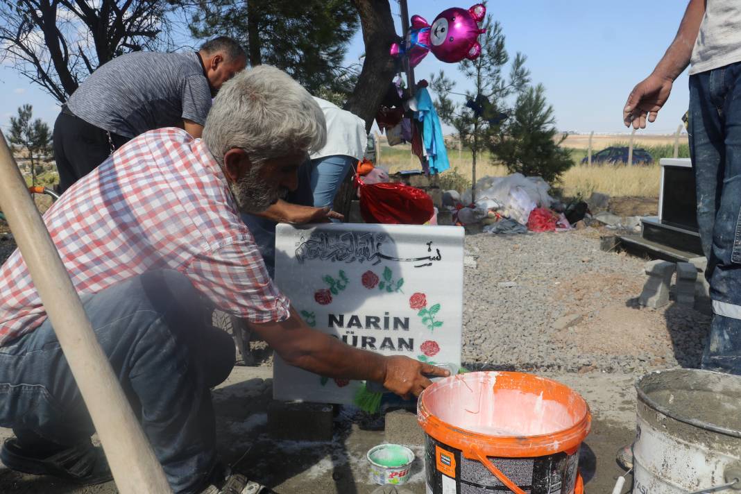 Narin'in mezarı yapıldı: Başucuna Türk bayrağı dikilecek 1