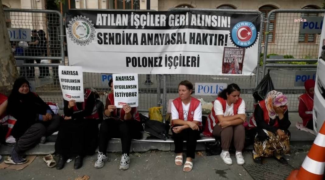 Polonez işçilerinin direnişini hala sürüyor: ''Direniyoruz ama polis müdahalesi çok ağır oluyor'' 2