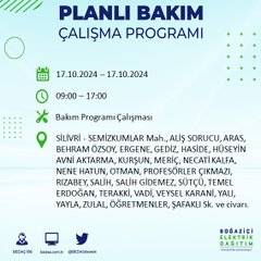 İstanbul'da 17 Ekim'de elektrik kesintisi: Etkilenecek ilçeler ve mahalleler açıklandı 46