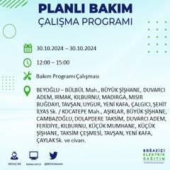 BEDAŞ duyurdu: İstanbul'da 30 Ekim'de elektrik kesintisi yaşanacak ilçeler 23