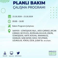 BEDAŞ'tan uyarı: 23 Ekim Çarşamba günü İstanbul'da elektrik kesintileri olacak ilçeler... 76