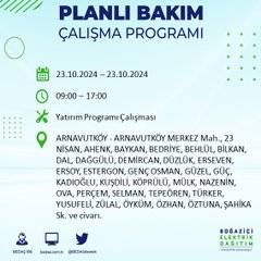 BEDAŞ'tan uyarı: 23 Ekim Çarşamba günü İstanbul'da elektrik kesintileri olacak ilçeler... 4