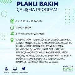 BEDAŞ'tan uyarı: 23 Ekim Çarşamba günü İstanbul'da elektrik kesintileri olacak ilçeler... 3