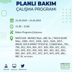 BEDAŞ'tan uyarı: 23 Ekim Çarşamba günü İstanbul'da elektrik kesintileri olacak ilçeler... 10