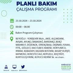 BEDAŞ'tan uyarı: 23 Ekim Çarşamba günü İstanbul'da elektrik kesintileri olacak ilçeler... 32