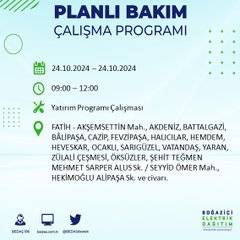 24 Ekim Perşembe günü İstanbul'da elektrik kesintisi yaşanacak ilçeler... 50