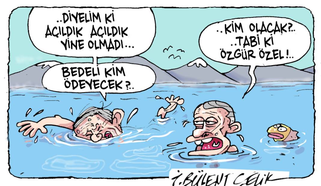 İ. Bülent Çelik'in 15 Ekim 2024 tarihli karikatürü 1