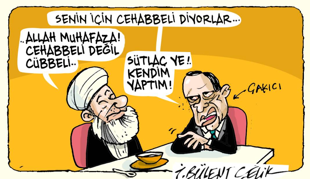 İ. Bülent Çelik'in 27 Ekim 2024 tarihli karikatürü 1