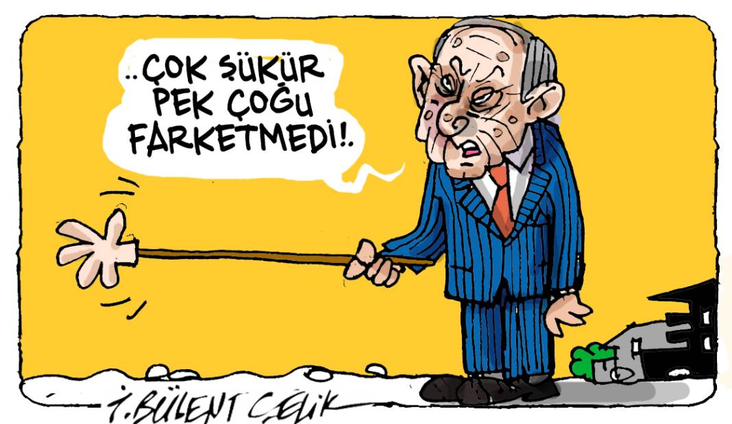 İ. Bülent Çelik'in 19 Ekim 2024 tarihli karikatürü 1