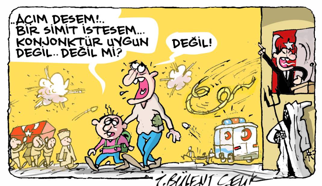 İ. Bülent Çelik'in 26 Ekim 2024 tarihli karikatürü 1