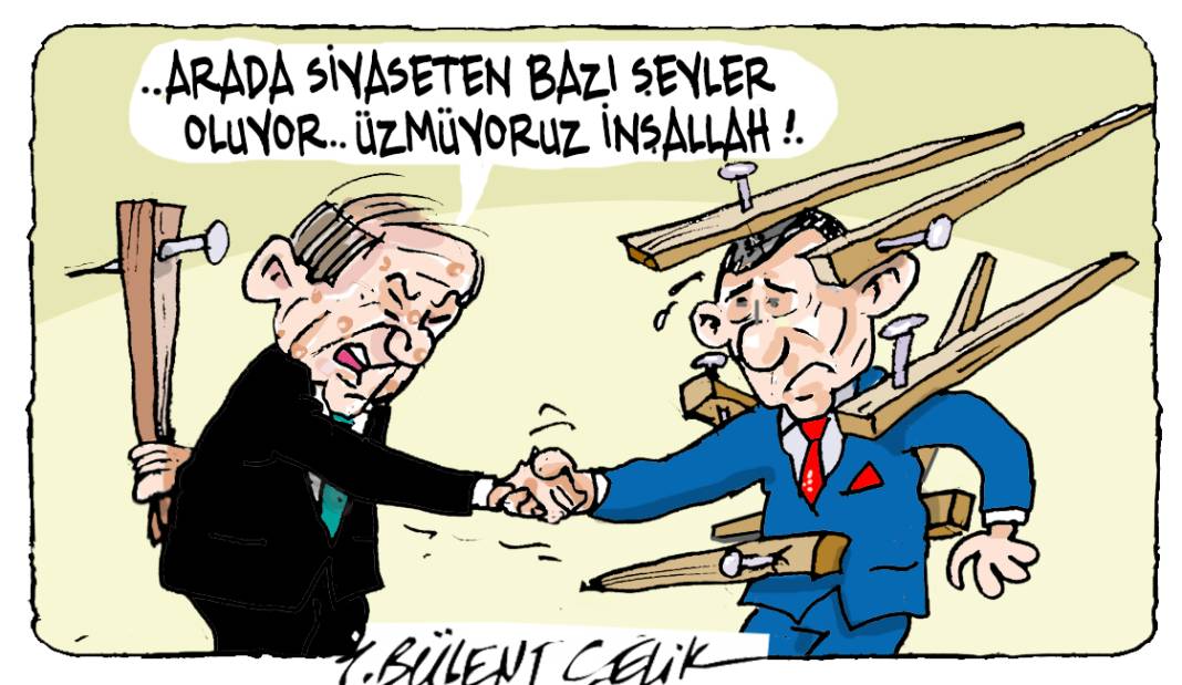 İ. Bülent Çelik'in 8 Ekim 2024 tarihli karikatürü 1