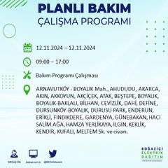 BEDAŞ, 12 Kasım’da İstanbul’da elektrik kesintisi olacak bölgeleri açıkladı 73