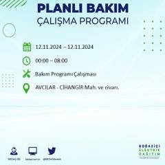 BEDAŞ, 12 Kasım’da İstanbul’da elektrik kesintisi olacak bölgeleri açıkladı 68