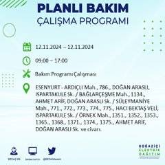 BEDAŞ, 12 Kasım’da İstanbul’da elektrik kesintisi olacak bölgeleri açıkladı 36