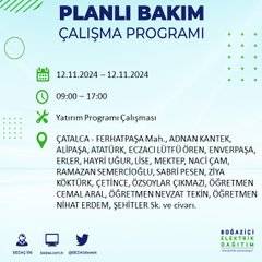 BEDAŞ, 12 Kasım’da İstanbul’da elektrik kesintisi olacak bölgeleri açıkladı 50