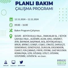 BEDAŞ, 12 Kasım’da İstanbul’da elektrik kesintisi olacak bölgeleri açıkladı 11