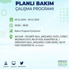 İstanbul'da elektrik kesintisi uyarısı: 9 Kasım’da hangi ilçelerde elektrik kesilecek? 39