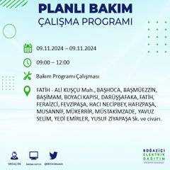 İstanbul'da elektrik kesintisi uyarısı: 9 Kasım’da hangi ilçelerde elektrik kesilecek? 17