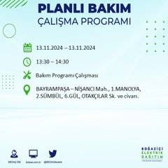 İstanbul'da 13 Kasım'da elektrik kesintisi olacak! İşte etkilenecek ilçe ve mahalleler 43