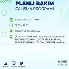 İstanbul'da 13 Kasım'da elektrik kesintisi olacak! İşte etkilenecek ilçe ve mahalleler 37