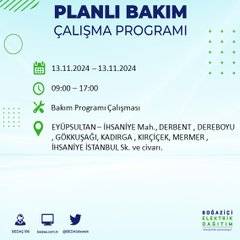 İstanbul'da 13 Kasım'da elektrik kesintisi olacak! İşte etkilenecek ilçe ve mahalleler 26