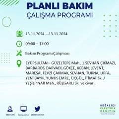 İstanbul'da 13 Kasım'da elektrik kesintisi olacak! İşte etkilenecek ilçe ve mahalleler 28