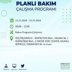 İstanbul'da 13 Kasım'da elektrik kesintisi olacak! İşte etkilenecek ilçe ve mahalleler 17