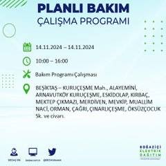 BEDAŞ, 14 Kasım’da İstanbul'da elektrik kesintisi yapılacak bölgeleri açıkladı 36