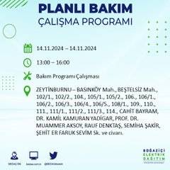 BEDAŞ, 14 Kasım’da İstanbul'da elektrik kesintisi yapılacak bölgeleri açıkladı 4