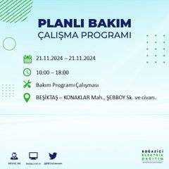 İstanbul'da 21 Kasım elektrik kesintisi: BEDAŞ'ın duyurduğu bölgeler 35