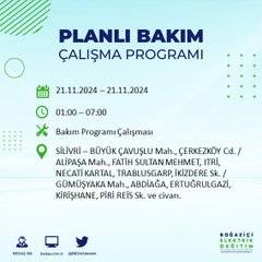 İstanbul'da 21 Kasım elektrik kesintisi: BEDAŞ'ın duyurduğu bölgeler 6