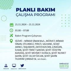 İstanbul'da 21 Kasım elektrik kesintisi: BEDAŞ'ın duyurduğu bölgeler 9