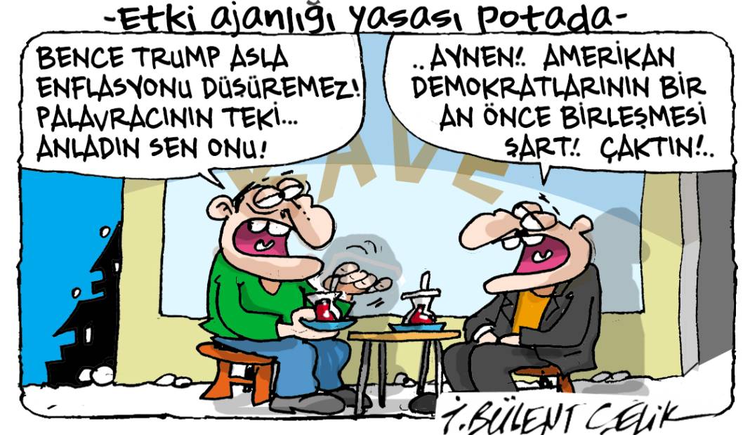 İ. Bülent Çelik'in 9 Kasım 2024 tarihli karikatürü 1