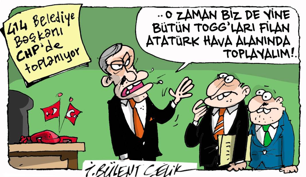 İ. Bülent Çelik'in 24 Kasım 2024 tarihli karikatürü 1