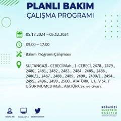 BEDAŞ, 5 Aralık’ta İstanbul’da elektrik kesintisi olacak ilçeleri açıkladı 5