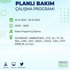 BEDAŞ, 5 Aralık’ta İstanbul’da elektrik kesintisi olacak ilçeleri açıkladı 6