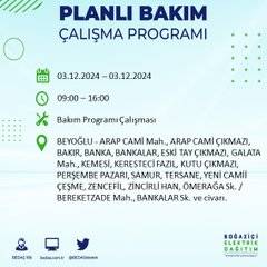 BEDAŞ, 3 Aralık'ta İstanbul'da elektrik kesintisi yapılacak bölgeleri açıkladı 34