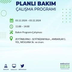 BEDAŞ, 3 Aralık'ta İstanbul'da elektrik kesintisi yapılacak bölgeleri açıkladı 3