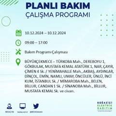 BEDAŞ, 10 Aralık'ta İstanbul'da elektrik kesintisi yapılacak ilçeleri açıkladı 25