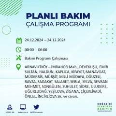 BEDAŞ’tan 24 Aralık için elektrik kesintisi duyurusu 64