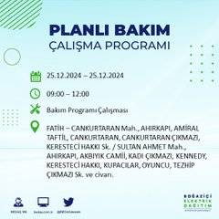 BEDAŞ’tan elektrik kesintisi uyarısı: İşte 25 Aralık Çarşamba günü kesinti yaşanacak bölgeler 14